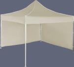 Expodom Gyorsan összecsukható sátor 3x3 m - alumínium, 2 oldalfal, Bézs
