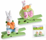 Decorer Set 2 decoratiuni Iepurasi 4.5x2.5x4.5 cm (A55.37.10deco)