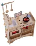 HABA Creative Play 3în1 Bucătărie din lemn, magazin și atelier (2011830001) Bucatarie copii
