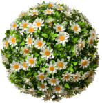 Clayre & Eef Sfera decorativa Margarete artificiala Ø 30 cm (6PL0324L)