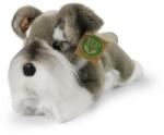 Rappa Câine schnauzer de pluș culcat 28 cm ECO-FRIENDLY (RP242876)
