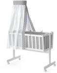 Vicco Vitalispa babaágy, 100 cm, fehér-szürke - ardorado