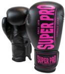 Super Pro Manusi de Box Super Pro Combat Gear Champ Roz Negru (SPBG120-90450-14oz)