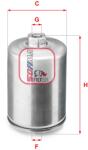 SOFIMA Filtru combustibil SOFIMA S 1748 B (S 1748 B) - fixbox