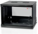 TECHLY I-CASE EL-1006B45 állvány 6U Falra szerelhető állvány Fekete (023608) - easy-shop