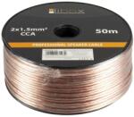 Libox Kabel głośnikowy 2x1, 50mm LB0008-50 audio kábel 50 M Átlátszó (LB0008-50) - easy-shop