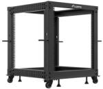 Lanberg OR01-6112-B állvány 12U Szabadonálló állvány Fekete (OR01-6112-B) - easy-shop
