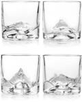 Liiton Peaks (Híres hegycsúcsok) 4db-os whiskey-s pohár szett (L20800)