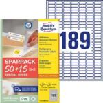 AVERY L4731REV-65 25, 4x10 mm visszaszedhető univerzális 50+15 lap 12285 db-os etikett (AVERY_L4731REV-65) (AVERY_L4731REV-65)