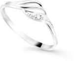 Cutie Jewellery Z8023-10-X-2 bájos gyűrű fehéraranyból cirkóniumkövekkel kirakva 55 mm