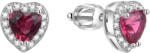 Beneto Csillogó szív fülbevalók AGUP1488S