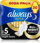 Always Ultra Secure Night Extra санитарни кърпи 20 бр