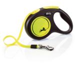 flexi New Classic Neon lesa automata pentru caini, marimea M, 5 m
