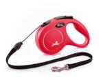 flexi New Classic lesa automata cu banda pentru caini, rosu, marimea M, 5 m - fera - 79,90 RON