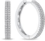 Brilio Silver Bájos ezüst karika fülebevaló cirkónium kövekkel EA769W