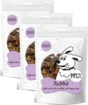 Paka Zwierzaka Pepe Mini Chunkies Hrană pentru animale de companie Iepure 3x80g