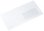  Fehér DL öntapadós boríték jobbos sínnel, 75g, 200db/szett