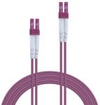 Lindy Cablu Fibra Optica Lindy LY-46343, LC/LC OM4, 2 x LC Male to 2 x LC Male, 5m