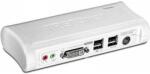 TRENDnet Switch KVM TRENDnet TK-204UK, 2 Porturi, DVI, USB (TK-204UK)
