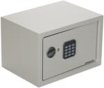 Steinhaus Elektronikus acél széf + kulcs, 230x350x250 mm, Krém
