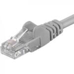 PremiumCord Patchcord UTP RJ45-RJ45 Categoria 6, 0.5m, gri, cupru integral, 26AWG (UTP-6-0.5-G)