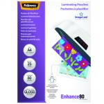 Fellowes Meleglamináló fólia, 80 mikron, A4, fényes, 25 db (5396205) - emag