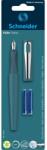 Schneider Tomo töltőtoll + 2 utántöltő/bliszter, Zöld