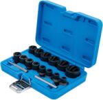 BGS technic Spirálprofilos csavarkiszedő dugókulcs készlet, 1/2", 8-27mm, 16db (BGS-5269)