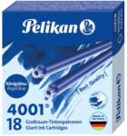 PELIKAN Patroane 4001 mari cerneala albastru royal, 18 buc/cutie, Pelikan 300735