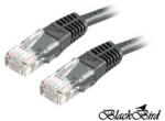 BlackBird Cablu patch UTP CAT. 5E 10m, negru BH1572 (BH1572)