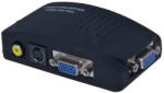 PremiumCord S-video/cinch jel átalakító VGA-ra PremiumCord Composite (DB15F) a-9 (a-9)