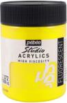 Pébéo Studio Fine Akril festék Fluorescent Yellow 500 ml 1 db (172372)