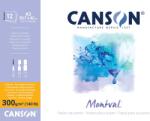 Canson Pad Montval Cold Pressed Vázlatfüzet 12 A3 300 g Natural White (C200807320)