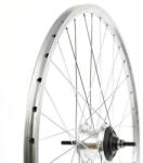 VeloGo Velogo-Shimano 28-as (622mm) trekking hátsó kerék, csavaros tengellyel, agyváltós (7s), ezüst színű