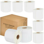 Malatec 32 tekercs thermo etikett címke 100x150mm, Öntapadós, 500db címke/tekercs