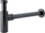 FDesign Sifon lavoar rotund FDesign Kleome, negru mat (FD7-203-22)