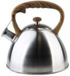 HausRoland Ceainic cu fluier HausRoland HR739-12, 3 litri, Oțel inoxidabil, Inducție, Inox/Maro