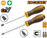 INGCO Set de șurubelnițe 2 piese CrV (HKSD0248) Surubelnita