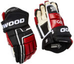 SHER-WOOD Mănuși de hochei Code Encrypt 2 Black/Red/White Junior 11 inci