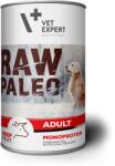 VetExpert Hrana umeda pentru caini, RAW PALEO Adult, vita, conserva monoproteica, Pachet 5 X 800 g