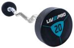 LIVEPRO - Ez Curl Urethane Barbell - Uretán Kerekfejű Fixsúlyos Francia Rúd - 20 Kg