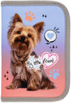 UNIPAP My Little Friend - Grey Yorkie mintás kihajtható tolltartó 21x14x3, 5cm (668432) - jatekshop
