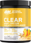 Optimum Nutrition Clear Whey Protein Isolate + Collagen 240 g, nyári gyümölcs jeges tea