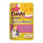 Inaba Foods Cat Dashi Delights Silky Broth - csirke-lazac 40 g
