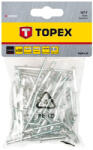 TOPEX Popszegecs 3.2x10mm, 50db, min. rendelés: 5cs (43E302)