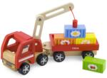Viga Toys Transportor de marfa Viga, cu elevator magnetic