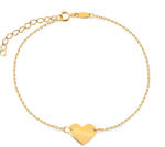 Heratis Forever Arany karkötő szívvel, gravírozáshoz IZ23775Y