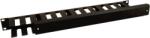 Pulsar RAOK-1M 19" kábel rendező panel; 1U; vízszintes; fedéllel; fém (RAOK-1M)