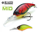 Raid Japan RAID LEVEL CRANK MID 59mm 10.5gr 013 Neon Back Chart