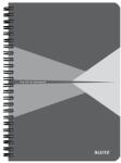 Leitz Spirálfüzet, A5, vonalas, 90 lap, PP borító, LEITZ Office , szürke (44991085) - molnarpapir